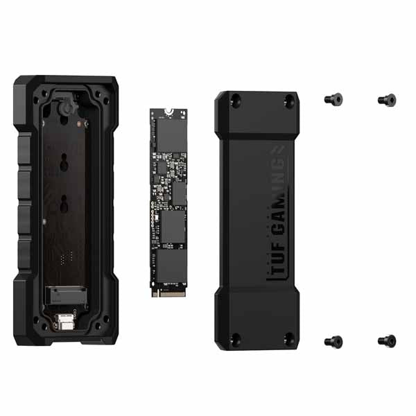 Asus TUF Gaming A2 USB-C 3.2 Gen 2×2 SSD Enclosure – TechCure India