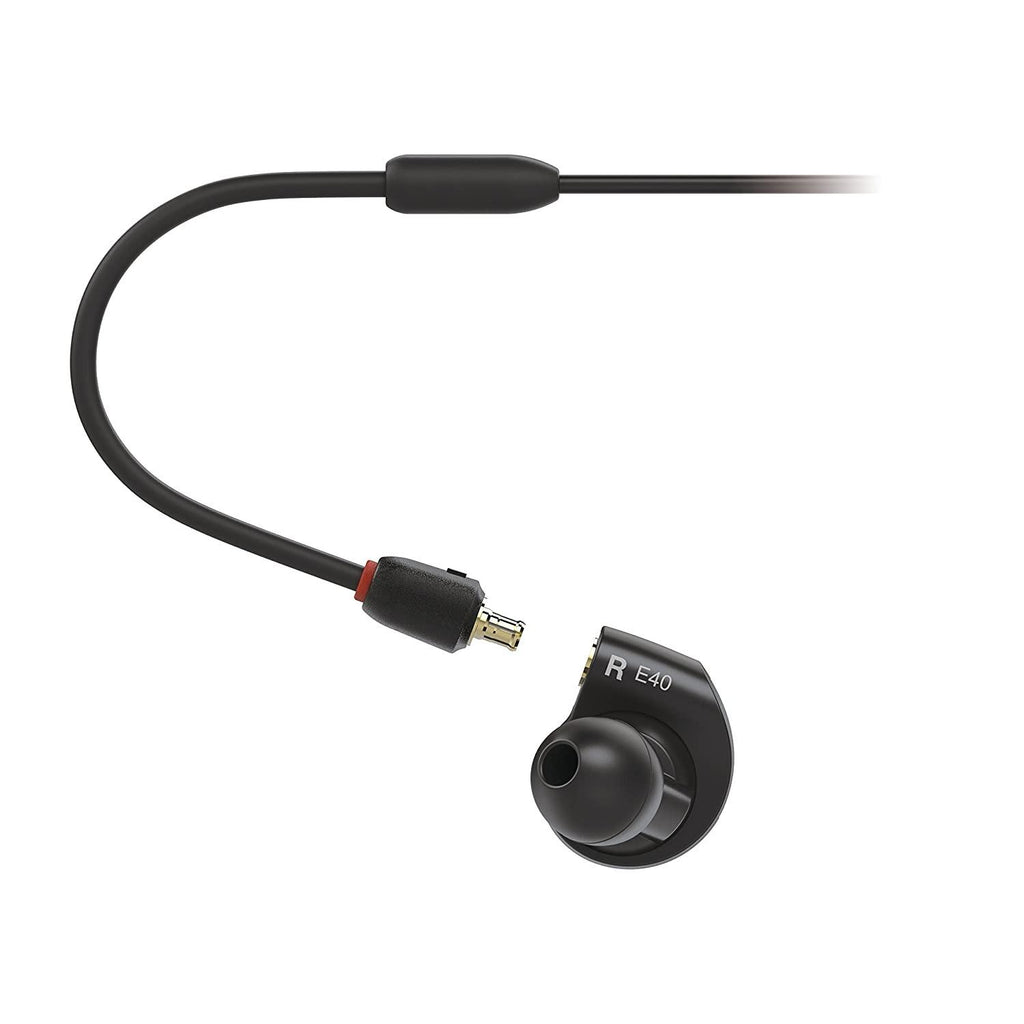 Audio Technica Ath-E40 Professional Wired in Ear Earphones Without Mic Black – TechCure India