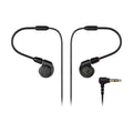 Audio Technica Ath-E40 Professional Wired in Ear Earphones Without Mic Black – TechCure India