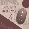 AULA AC306 Full Size Membrane Wireless Gaming Keyboard and Mouse Combo ( Coffee ) (AC306) - 4