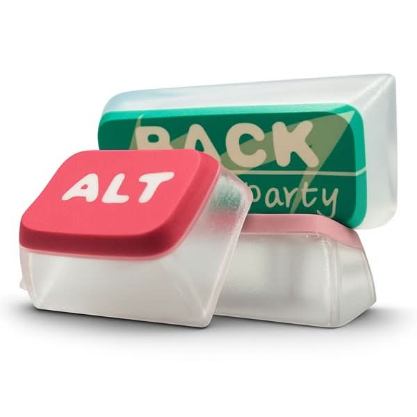 Aula Leobog PBT Pudding Keycaps 119 Qty Pudding keycaps Mixcolor (PdKMix) – TechCure India