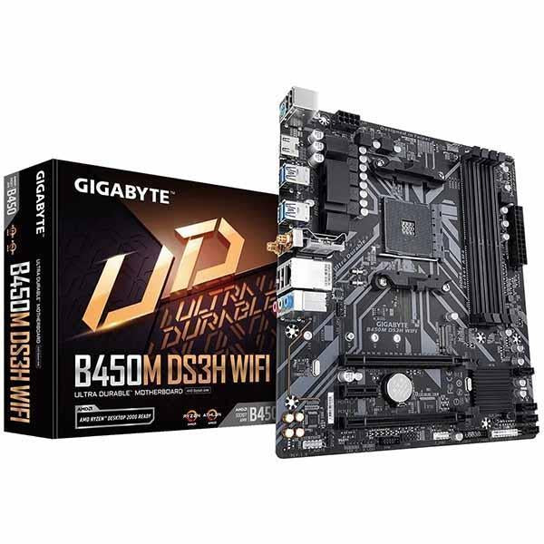 Gigabyte B450M DS3H WiFi Motherboard – TechCure India