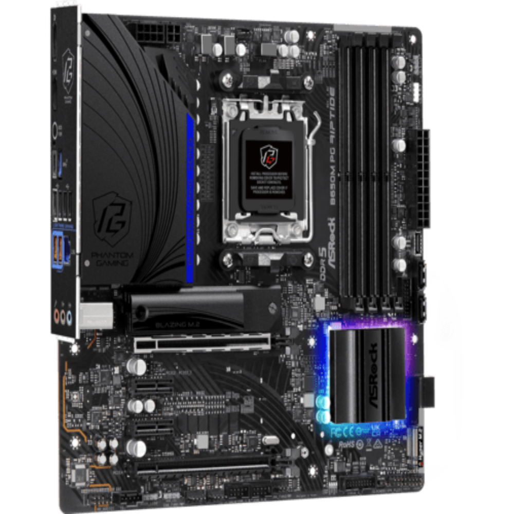 ASROCK B650M Phantom Gaming Riptide DDR5 AMD Motherboard - 5