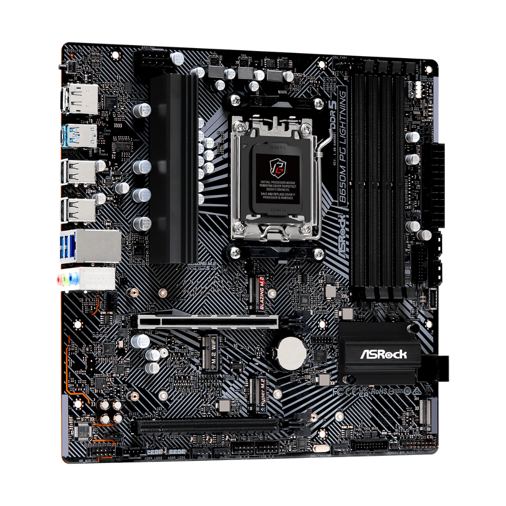 ASROCK B650M PG Lightning DDR5 AMD Motherboard - 3