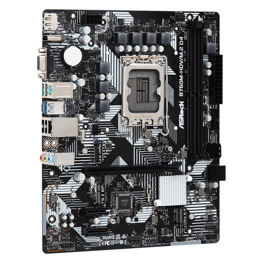 ASROCK B760M-HDV/M.2 DDR4 Intel Motherboard - 2