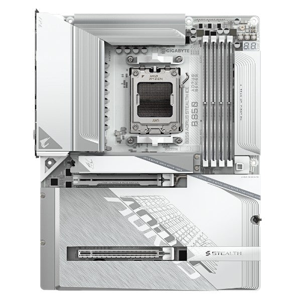 Gigabyte B850 AORUS STEALTH ICE Motherboard – TechCure India