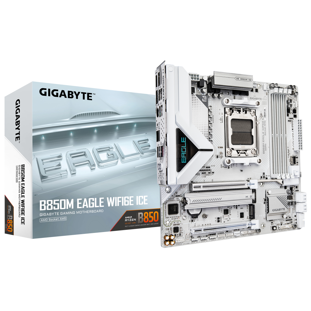 GIGABYTE B850M Eagle Ice Wifi6e DDR5 AMD Motherboard – TechCure India