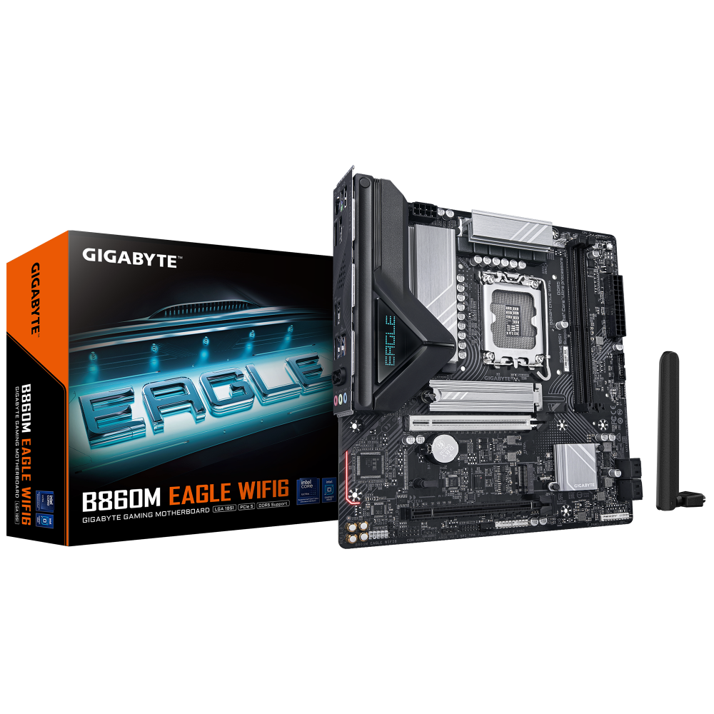 GIGABYTE B860M Eagle WIFI6 DDR5 Intel Motherboard – TechCure India