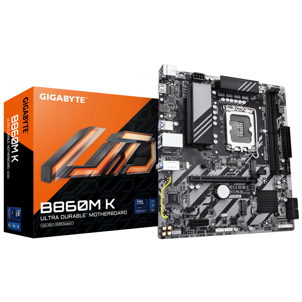 GIGABYTE B860M K DDR5 Intel Motherboard – TechCure India