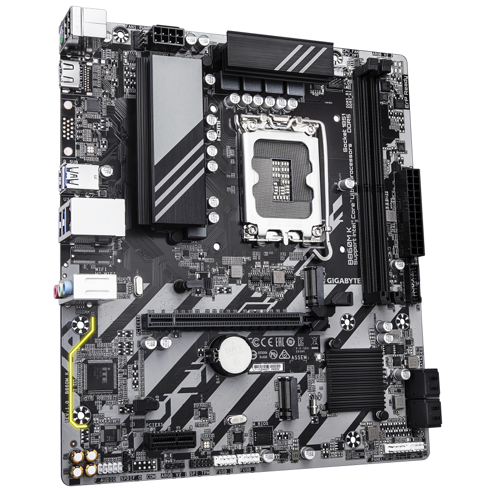 GIGABYTE B860M K DDR5 Intel Motherboard – TechCure India