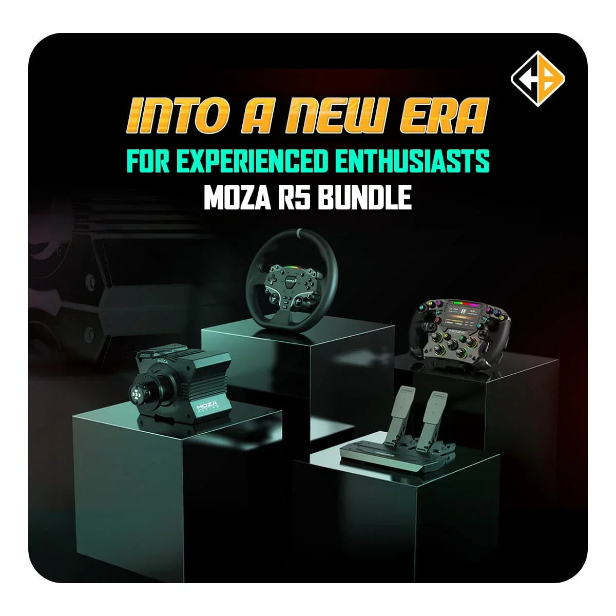 MOZA R5 RACING BUNDLE FOR PC RS20 – TechCure India