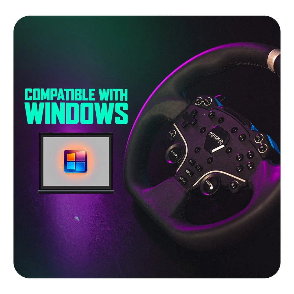 MOZA R5 RACING BUNDLE FOR PC RS20 – TechCure India