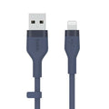 Belkin BOOST CHARGE Flex USB-A Cable with Lightning Connector - Blue – TechCure India