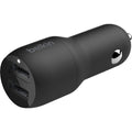 Belkin Dual USB-A Car Charger (24W) – TechCure India