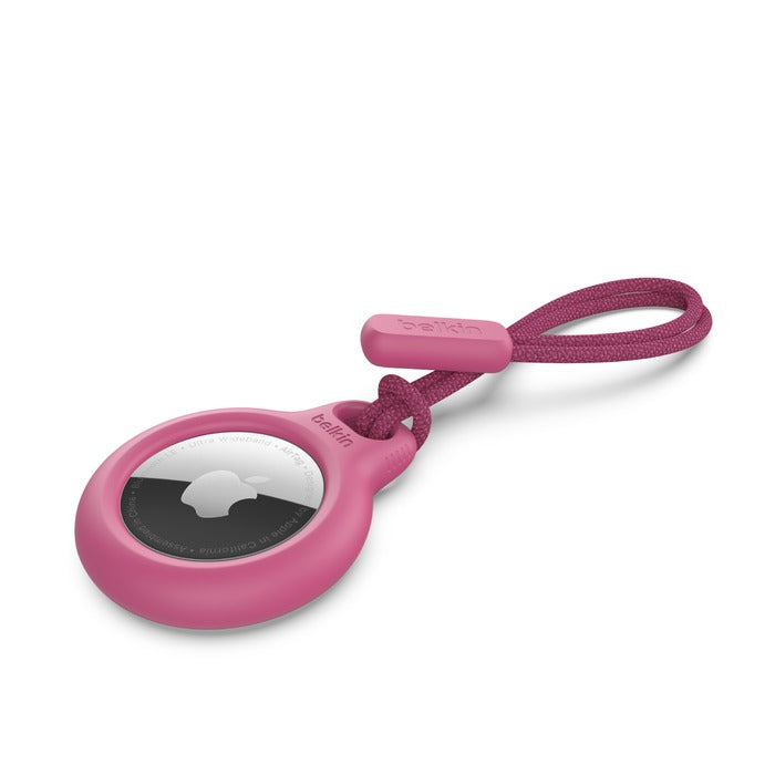 Belkin Secure Holder with Strap for Apple AirTag (Pink) – TechCure India