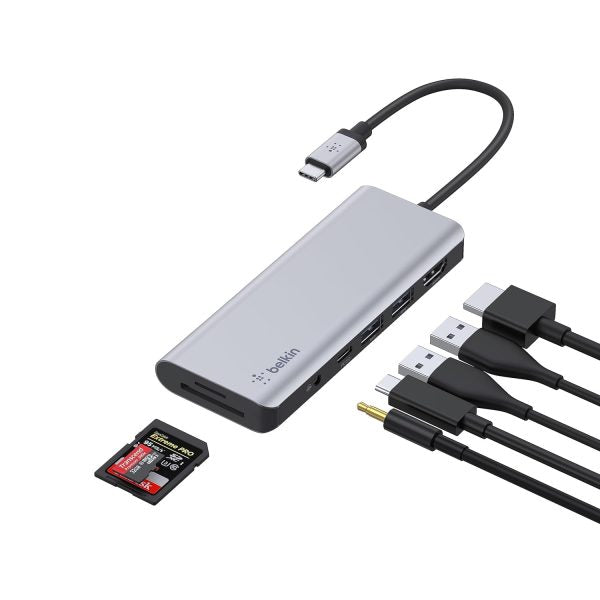Belkin USB C 7-in-1 MultiPort Adapter Dock – TechCure India