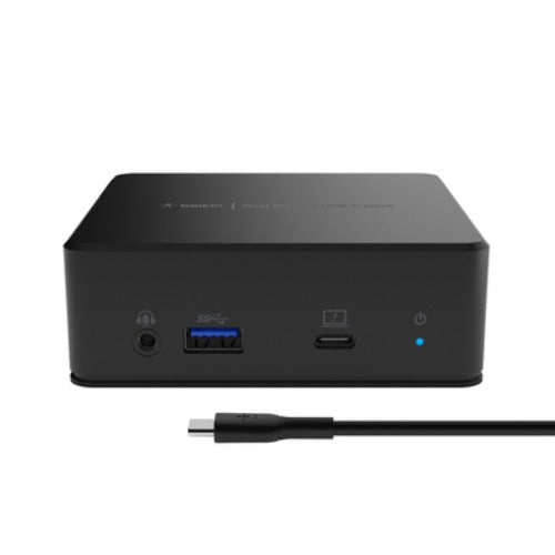 Belkin USB-C Dual Display Docking Station - Black – TechCure India