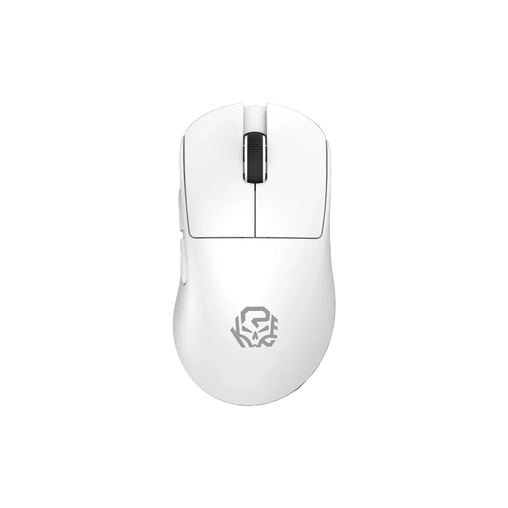 KARNAGE Blink Tri-Mode RGB Wireless Ergonomic Gaming Mouse ( KNG-BW-81-WH ) ( 16000DPI / 6 Macro Buttons ) ( White ) – TechCure India