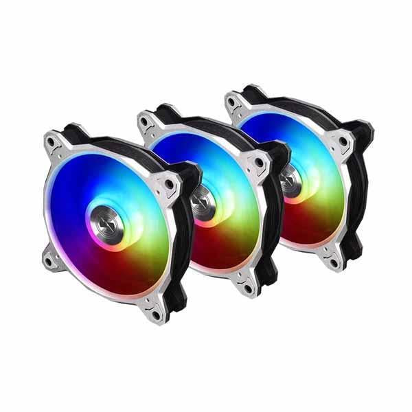 Lian Li Bora Digital Space Grey 120mm ARGB Cabinet Fan (Triple Pack) – TechCure India