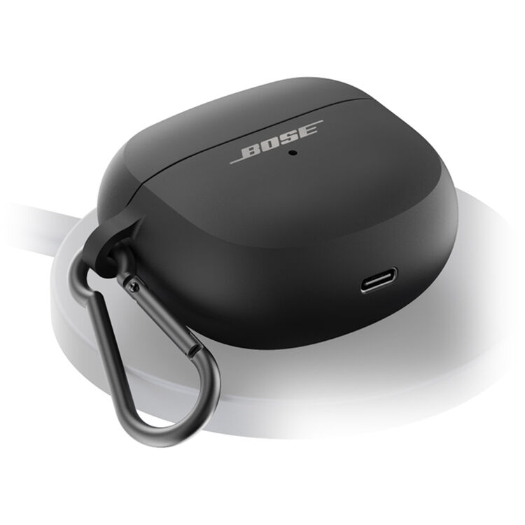Bose Ultra Open Earbuds Wireless Charging Case Cover (Black) – TechCure India