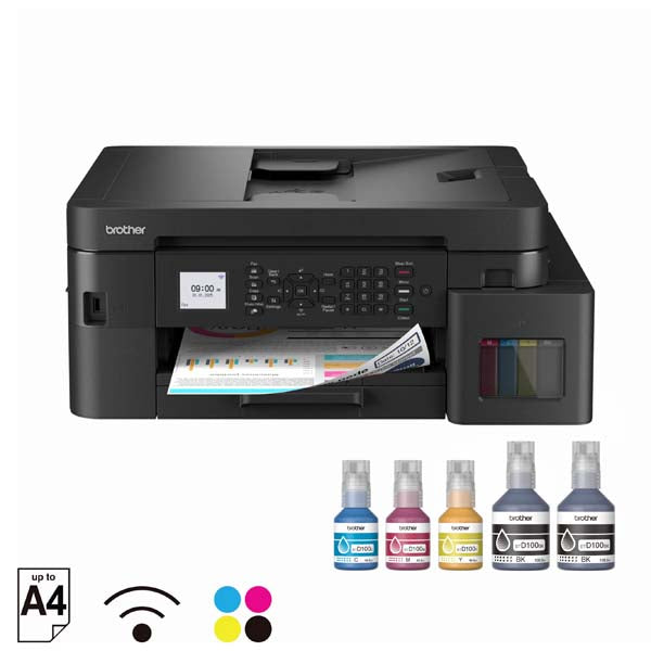Brother DCP-T530DW Multifunction (Print Scan Copy) WiFi Auto Duplex Ink Tank Printer – TechCure India