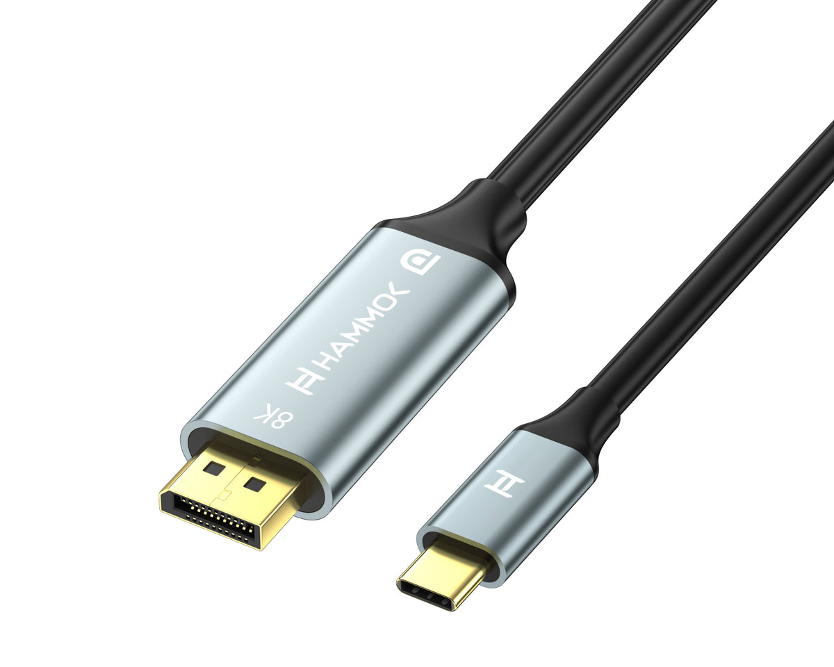 Hammok Diplo 8K USB-C to DisplayPort Cable 1.8M — TechCure India