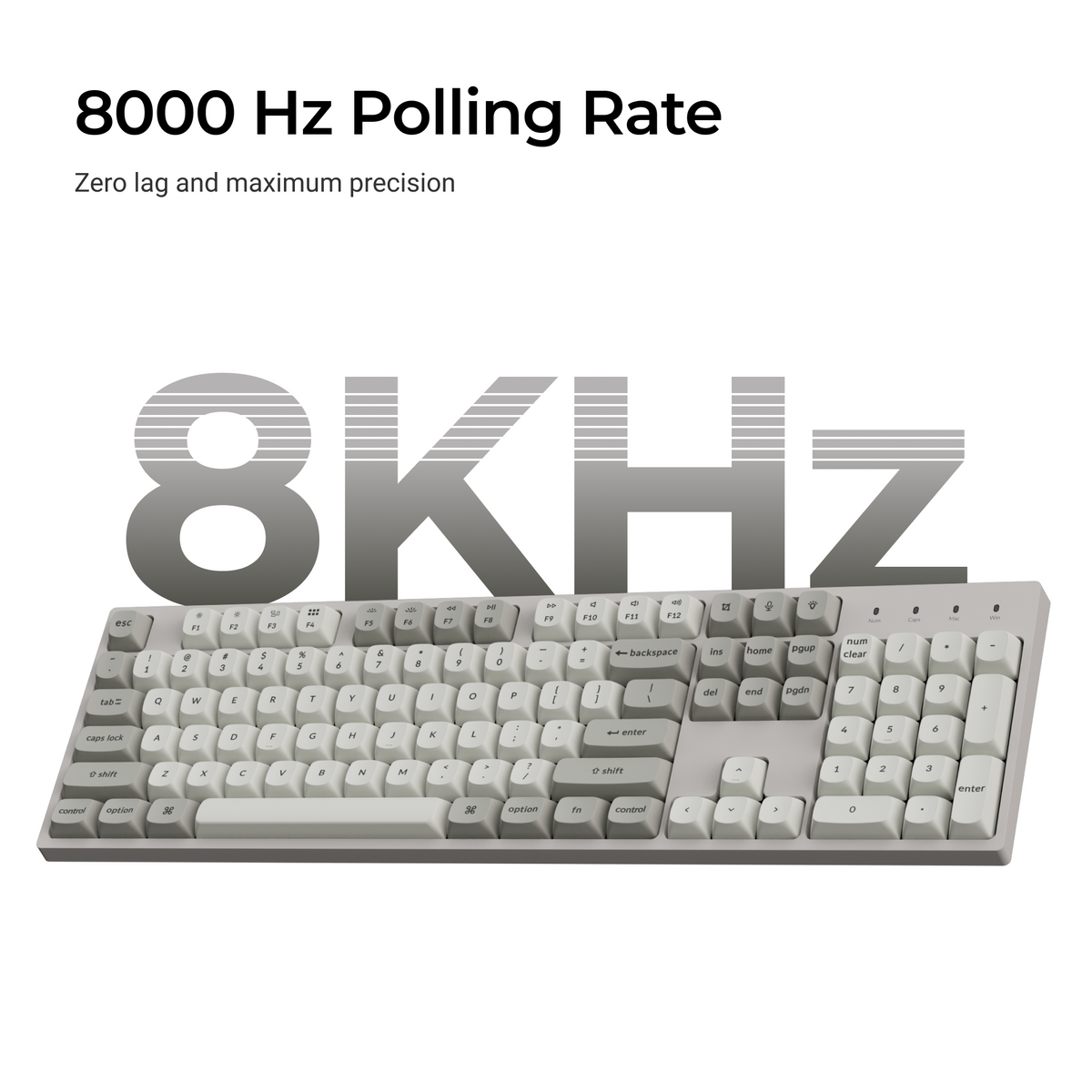 Keychron C2 Pro 8K QMK Wired Custom Mechanical Keyboard – TechCure India