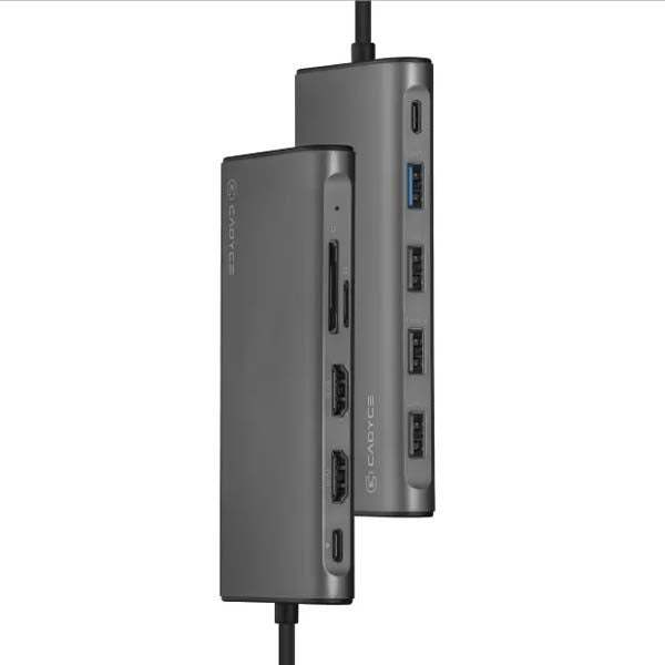 Cadyce USB-C Dual Hdmi & Vga Docking Station With Hdmi (CA-2HDVG) – TechCure India