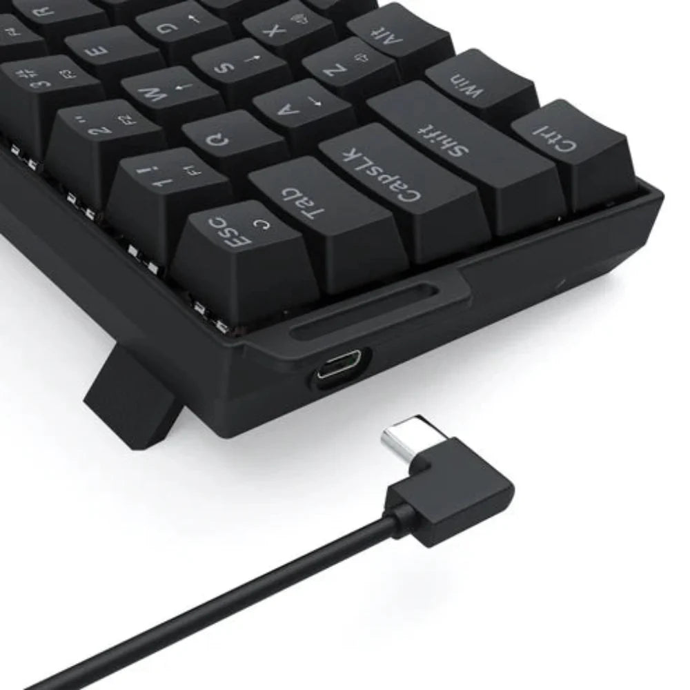 REDRAGON Castor K631 HE 60% Mechanical RGB Wired Gaming Keyboard With Strap ( Black ) ( Magnetic Switches ) – TechCure India
