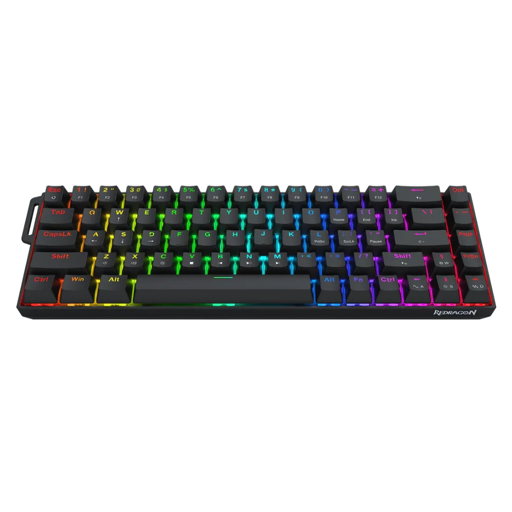 REDRAGON Castor K631 HE 60% Mechanical RGB Wired Gaming Keyboard With Strap ( Black ) ( Magnetic Switches ) – TechCure India