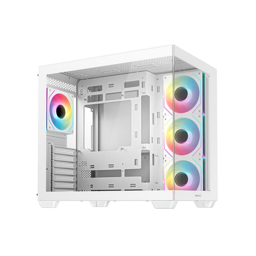 DEEPCOOL CG530 4F ARGB ATX Mid Tower Cabinet (White) - 2