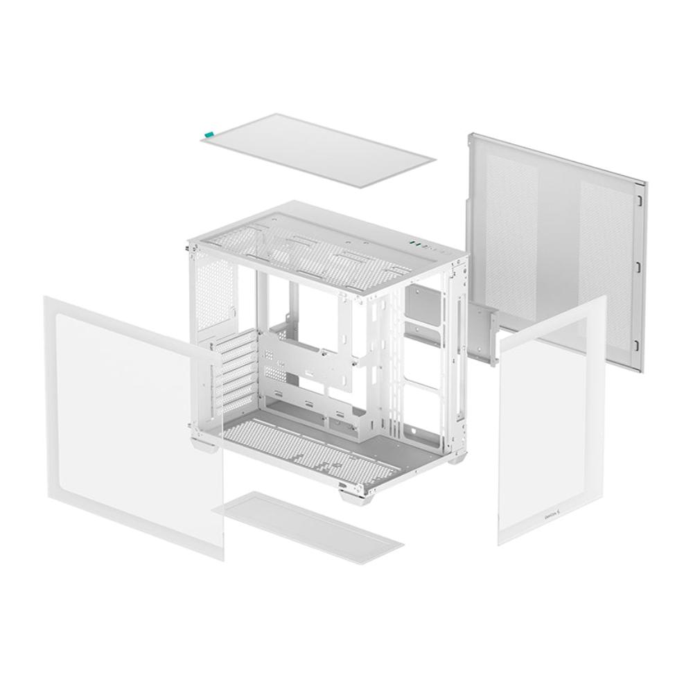 DEEPCOOL CG530 ATX Mid Tower Cabinet (White) - 5