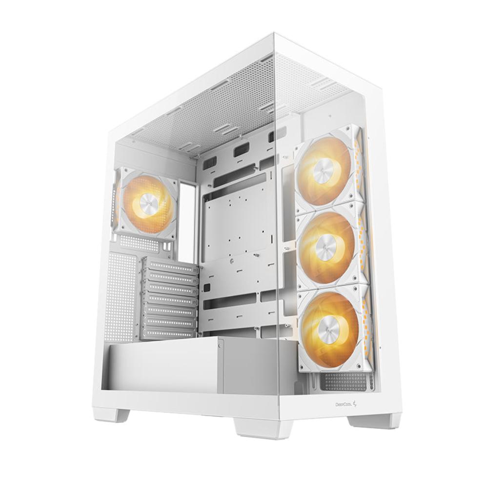 DEEPCOOL CG580 4F ARGB ATX Mid Tower Cabinet (White) - 2
