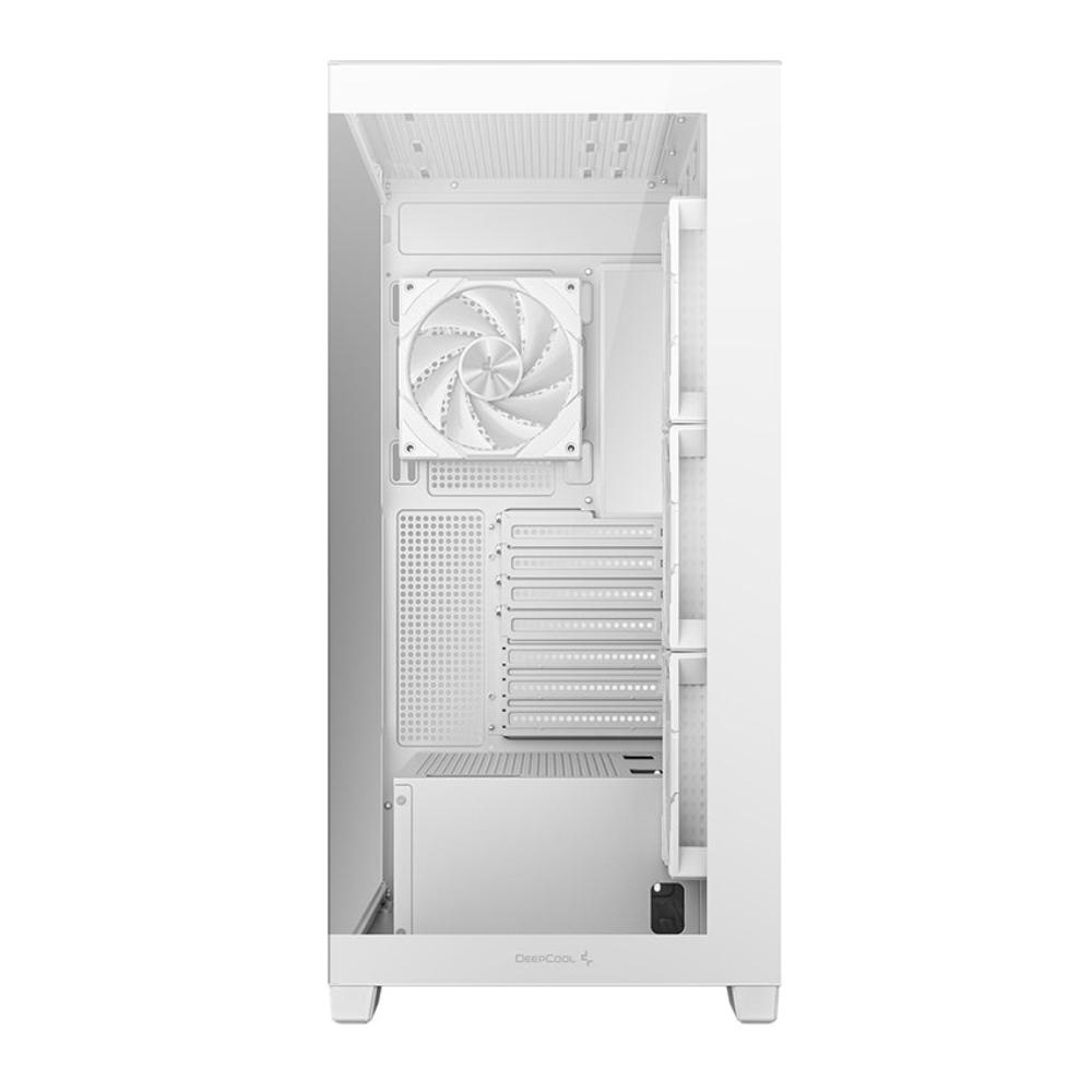 DEEPCOOL CG580 4F ARGB ATX Mid Tower Cabinet (White) - 3