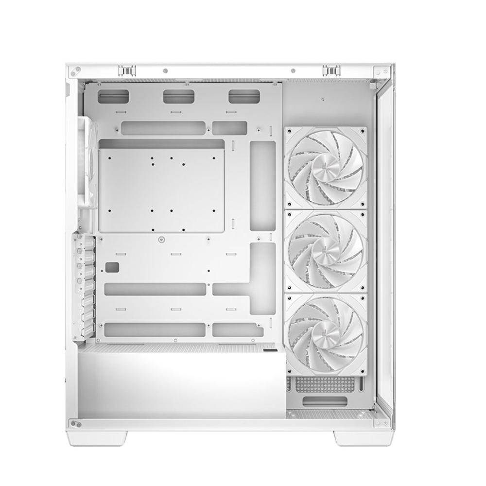 DEEPCOOL CG580 4F ARGB ATX Mid Tower Cabinet (White) - 4