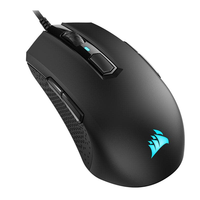 CORSAIR M55 Pro Wired Ambidextrous RGB Gaming Mouse ( M55 ) ( 12000DPI / 8 Macro Buttons ) ( Black) - 2