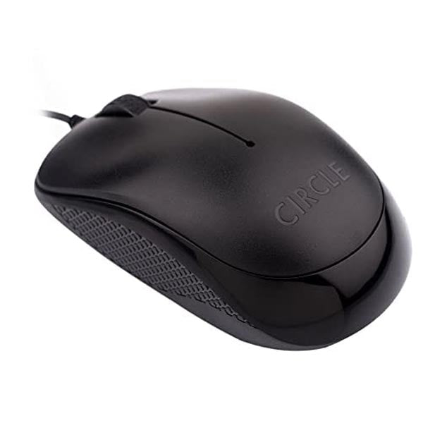 CIRCLE Cm-327 Optical Input Mouse, USB, Black – TechCure India