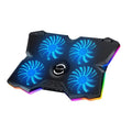 CLAW Arctic K25 PRO - 4 Motors RGB Laptop Cooling Pad with Adjustable Height (Black) – TechCure India