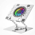 CLAW Lift Max X16 Laptop Stand with RGB Cooling Fan (Silver) – TechCure India