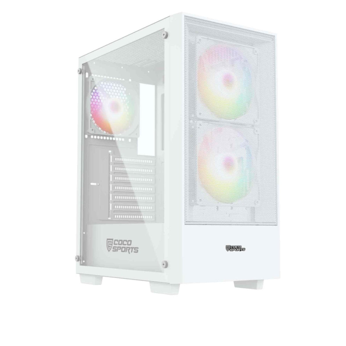 COCONUT Core 300M Gaming Cabinet, Mid ATX - White – TechCure India