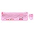COCONUT Poppy Retro Wireless Combo, Pink – TechCure India