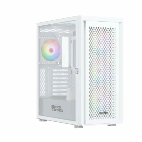 COCONUT Rampage 2000D Gaming Cabinet, E ATX - White – TechCure India