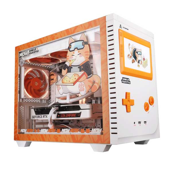 COLORFUL COLORFIRE MEOW-X Gaming PC Set CABINET – TechCure India