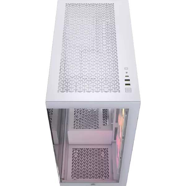 CORSAIR 3500X ARGB Tempered Glass Mid-Tower PC Case (White) – TechCure India