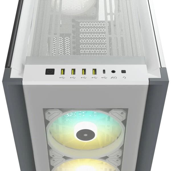 CORSAIR ICUE 7000X RGB (ATX) Full Tower Cabinet With Tempered Glass Side Panel (White) – TechCure India