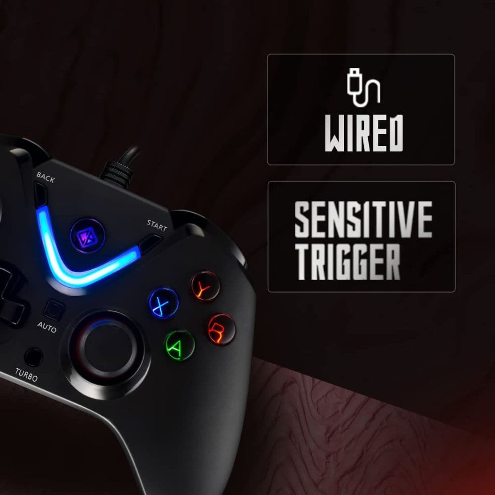 COSMIC BYTE Ares Wired Black Controller ( Black ) – TechCure India