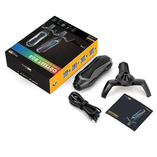 Cosmic Byte Odyssey USB Gaming Cardioid Condensor Microphone with RGB Effects and Touch Button – TechCure India