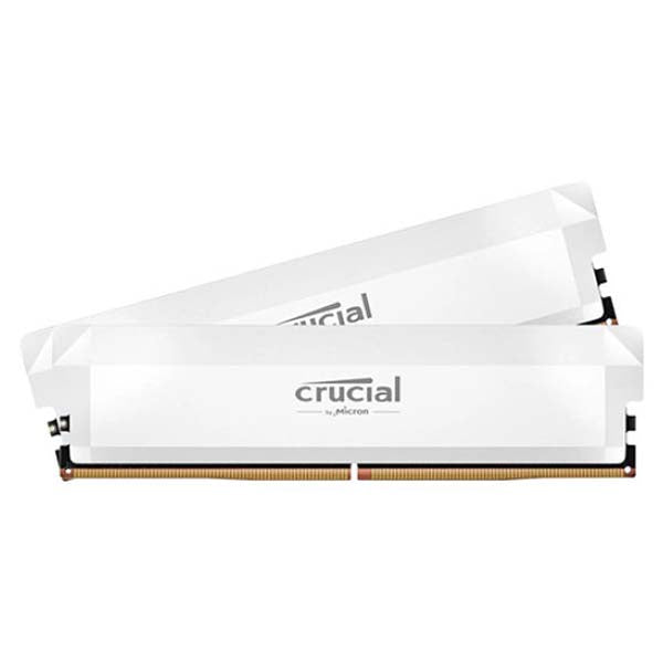 Crucial Pro Overclocking 32GB (2 x 16GB) DDR5 6000 MT/s CL36 UDIMM Memory Kit (White) – TechCure India