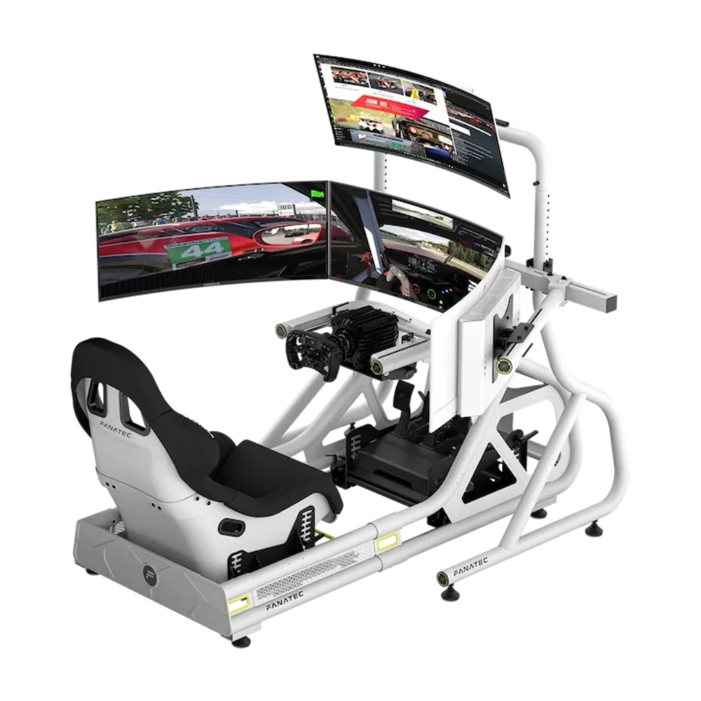 FANATEC GT Cockpit Triple Monitor Expansion Kit ( White ) – TechCure India