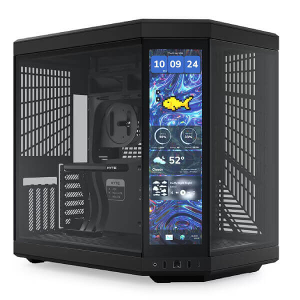 HYTE Y70 TOUCH INFINITE (E-ATX) MID TOWER CABINET (BLACK) CS-HYTE-Y70TI-BB – TechCure India